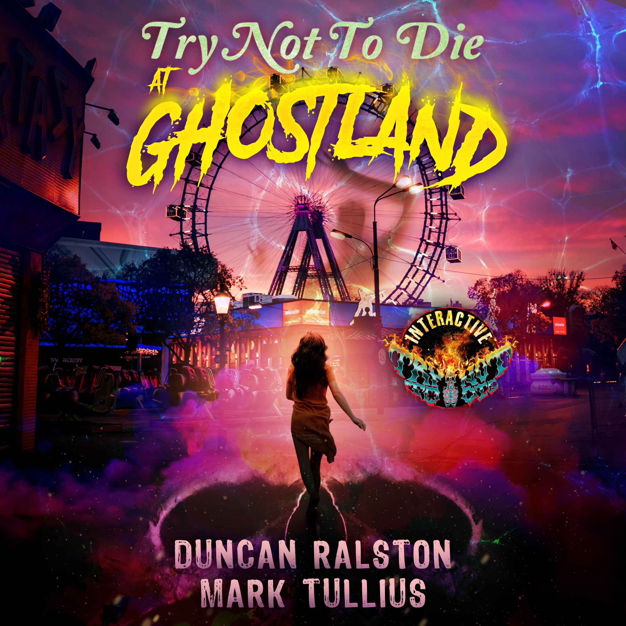 Audiobook cover of Try Not to Die at Ghostland