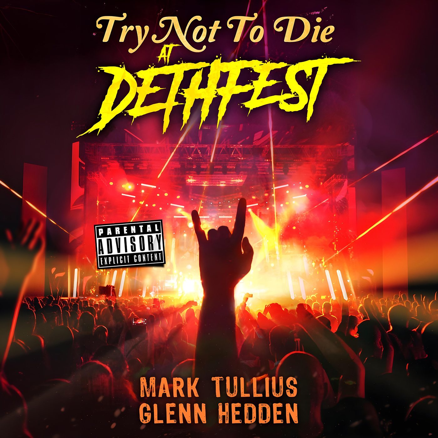 Audiobook cover of Try Not to Die at Dethfest