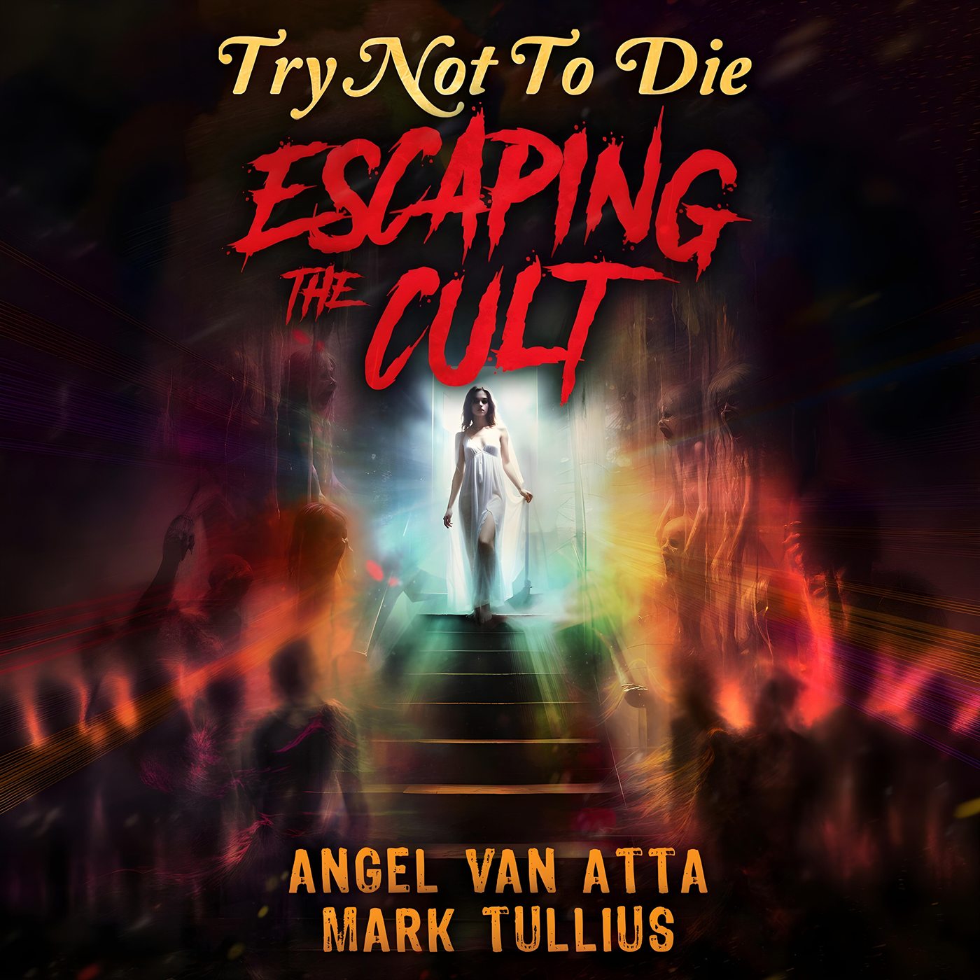 Audiobook cover of Try Not to Die Escaping the Cult