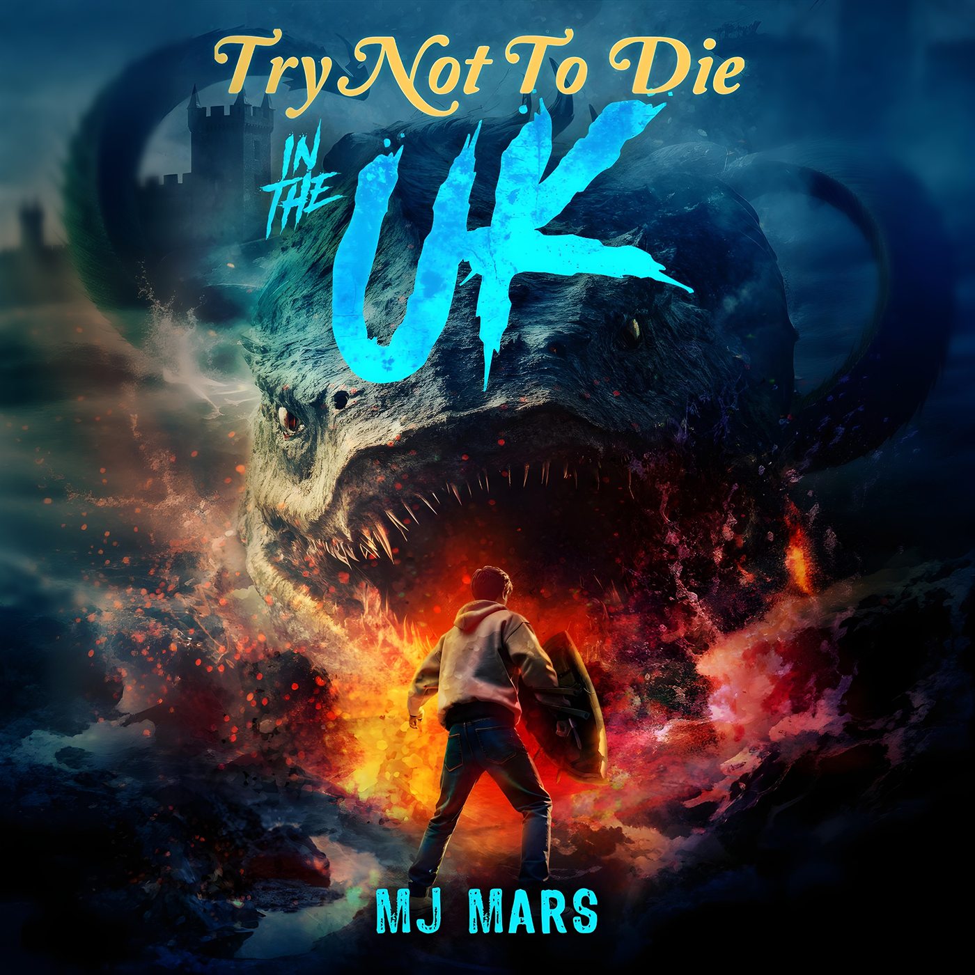 Audiobook cover of Try Not to Die in the UK